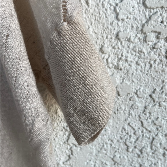 LOFT Light Cream Knit Cardigan - Picture 6 of 14